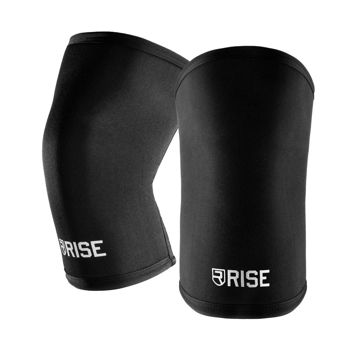 7mm Knee Sleeves (30cm) - Black Optic - Rise