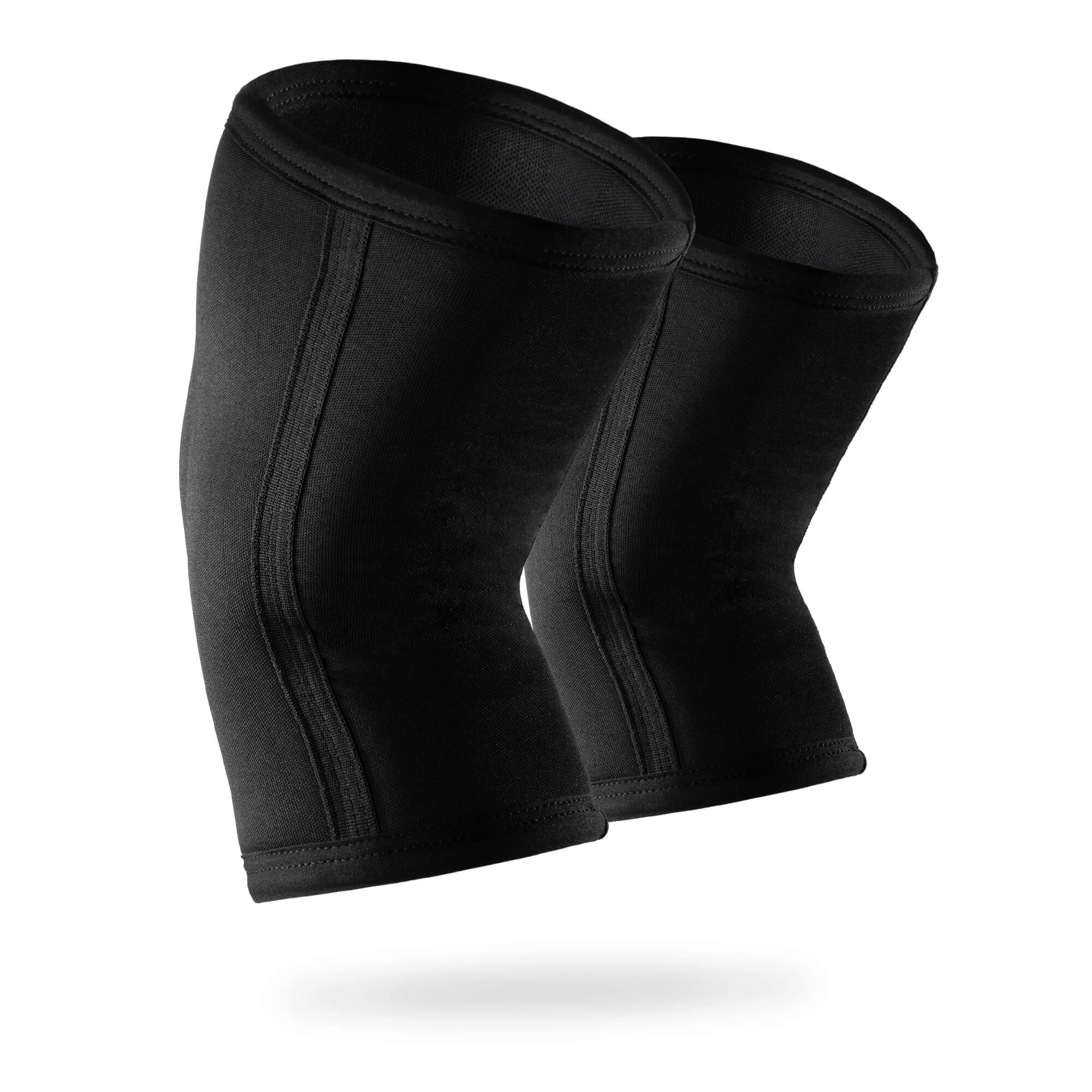 7mm Knee Sleeves (30cm) - Black Optic