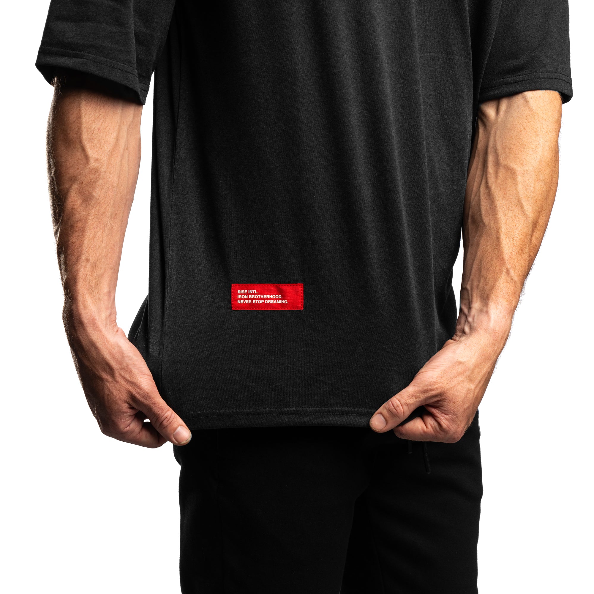 Fear No Evil Oversized T-Shirt - Black