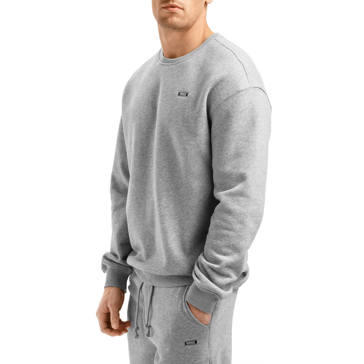 Comfy Crewneck Light Grey Rise