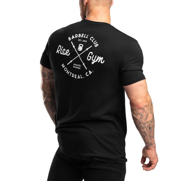 Rise | Never Stop Dreaming. Barbell Club Shirt - Black M