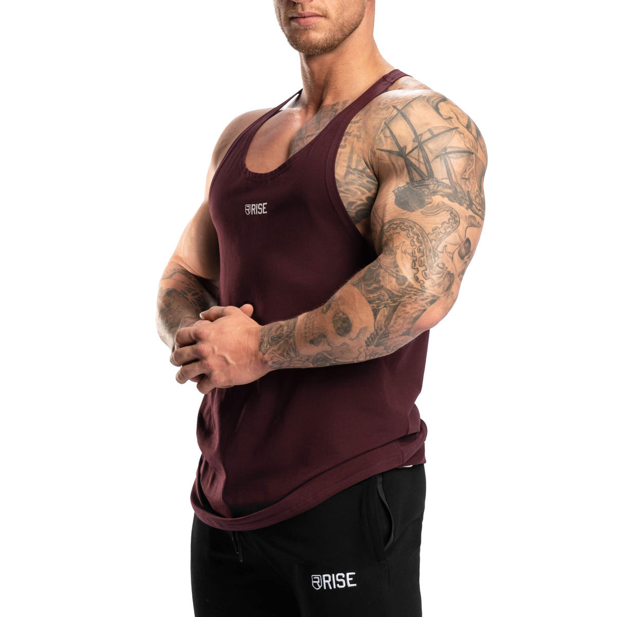 Essential Stringer - Light Grey Marl - Rise