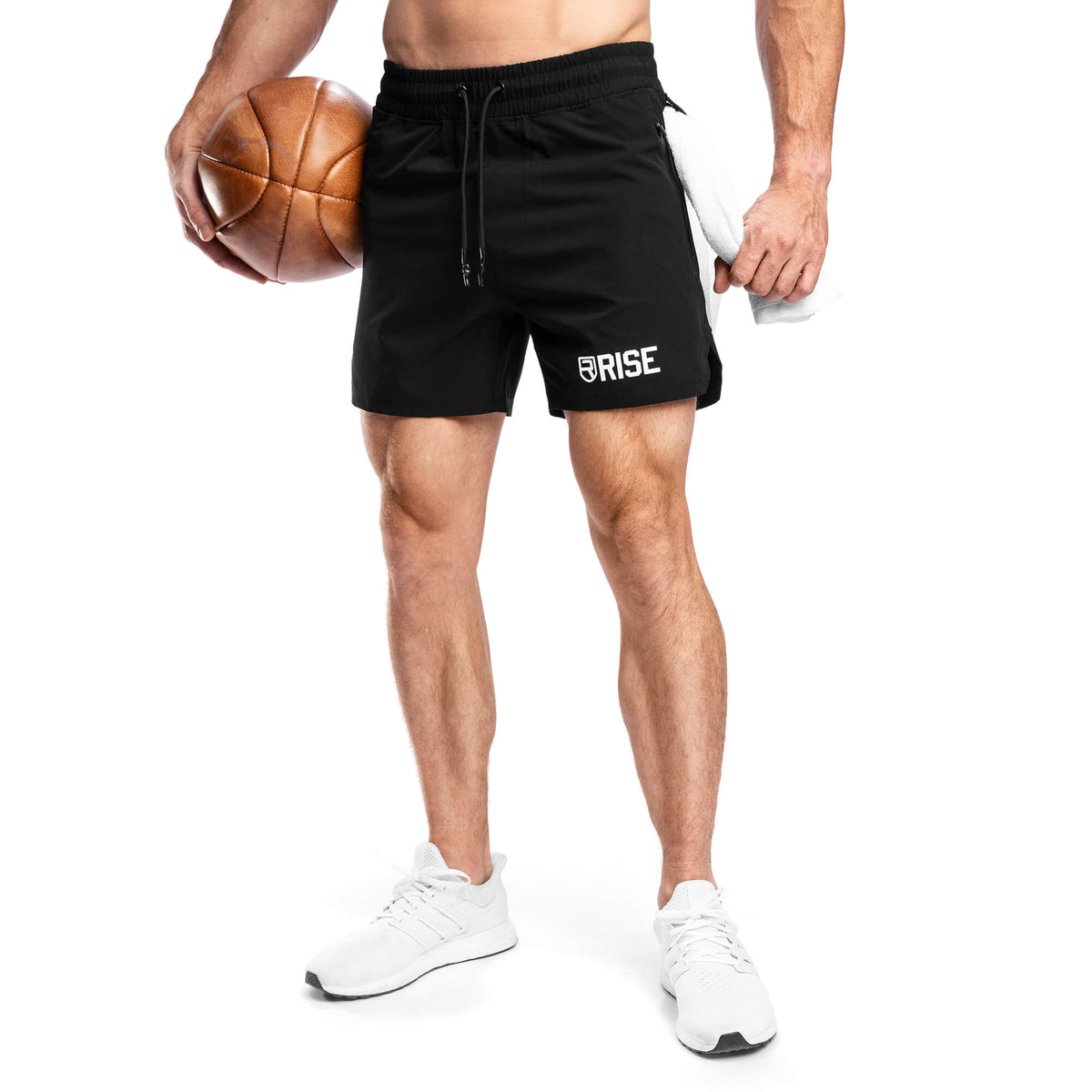 Rest Later Shorts 5 Black Optic