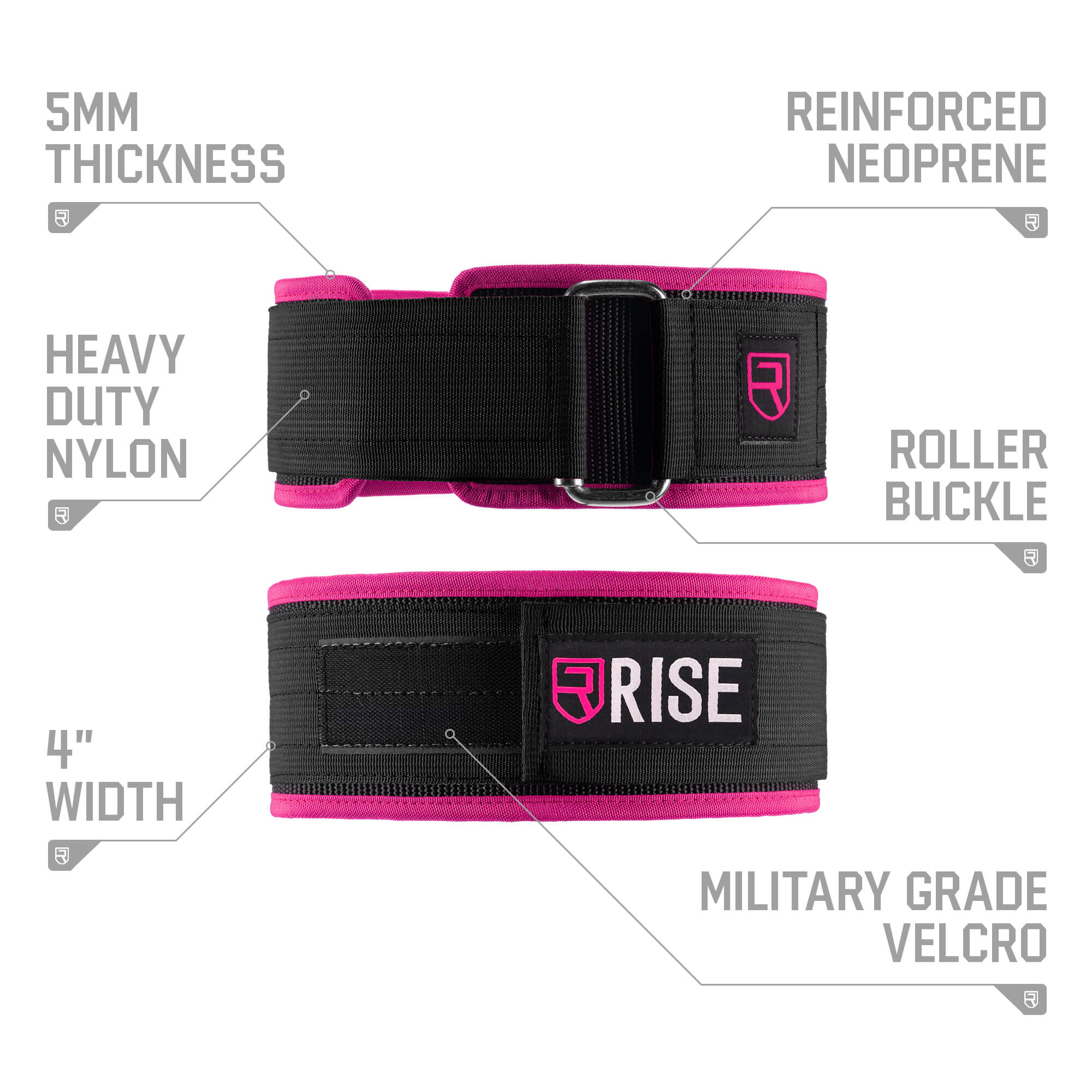 Women's Neoprene Belt – Pink