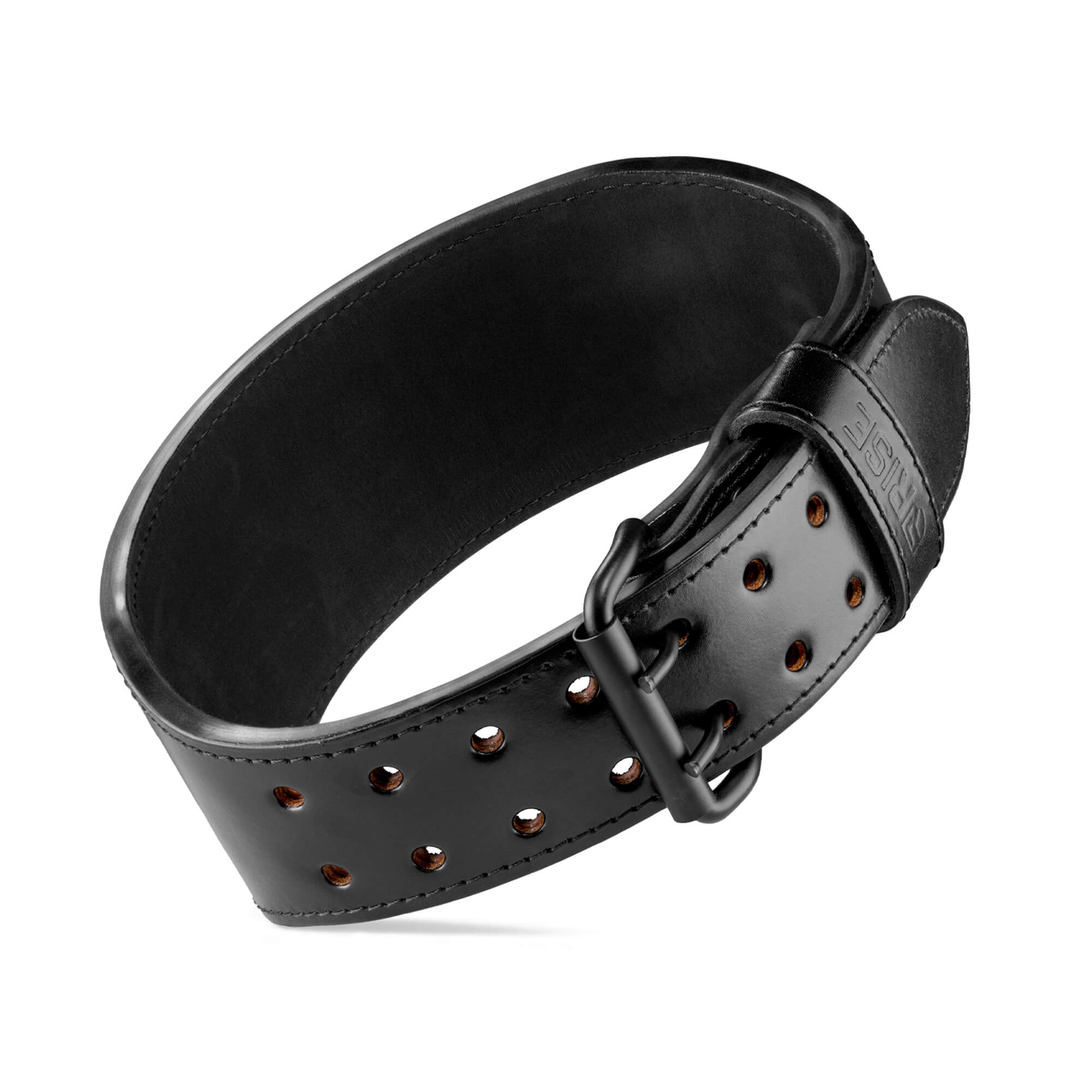 Premium 7mm Old School Leather Belt - Black