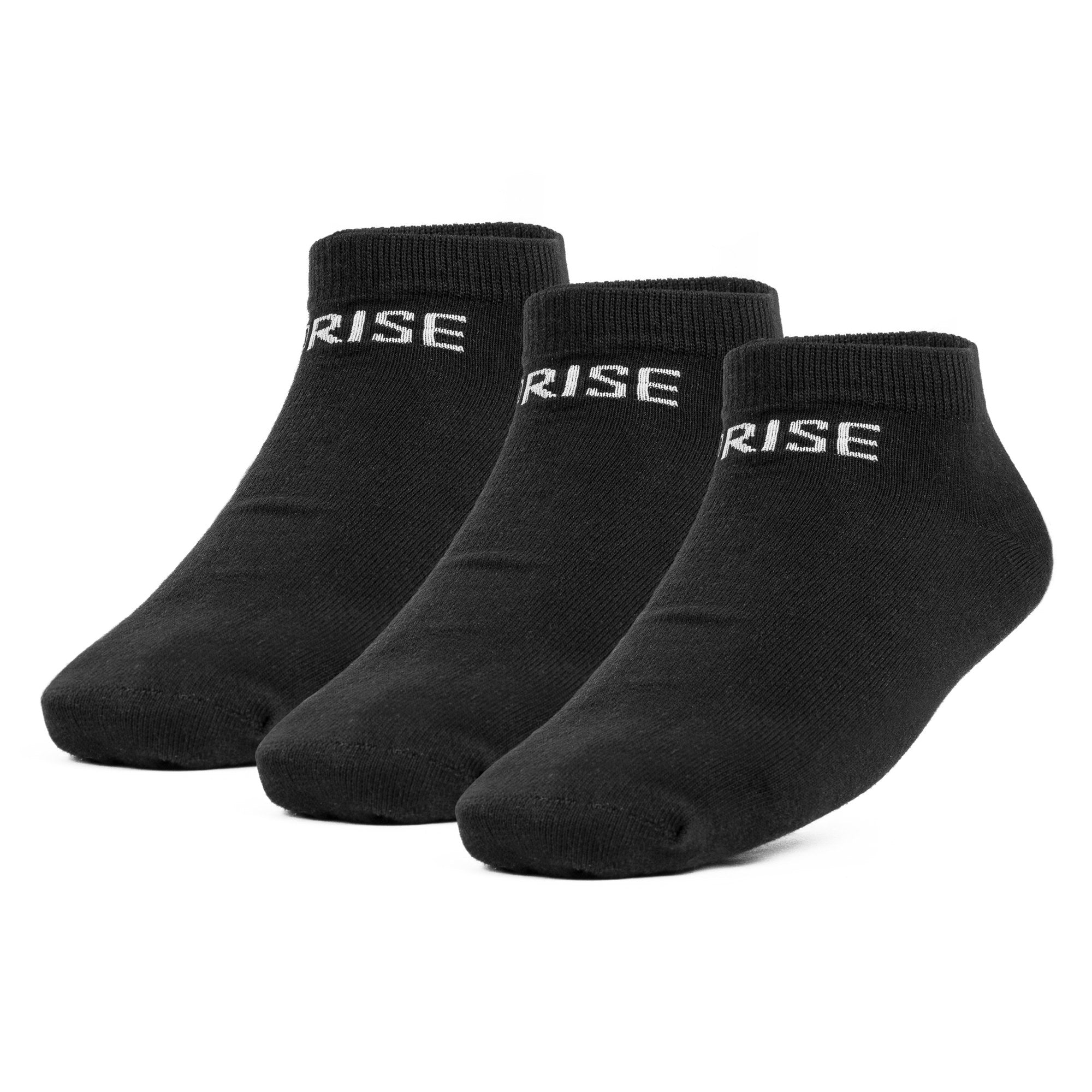 Athletic Ankle Socks - Rise – Black (3pk)