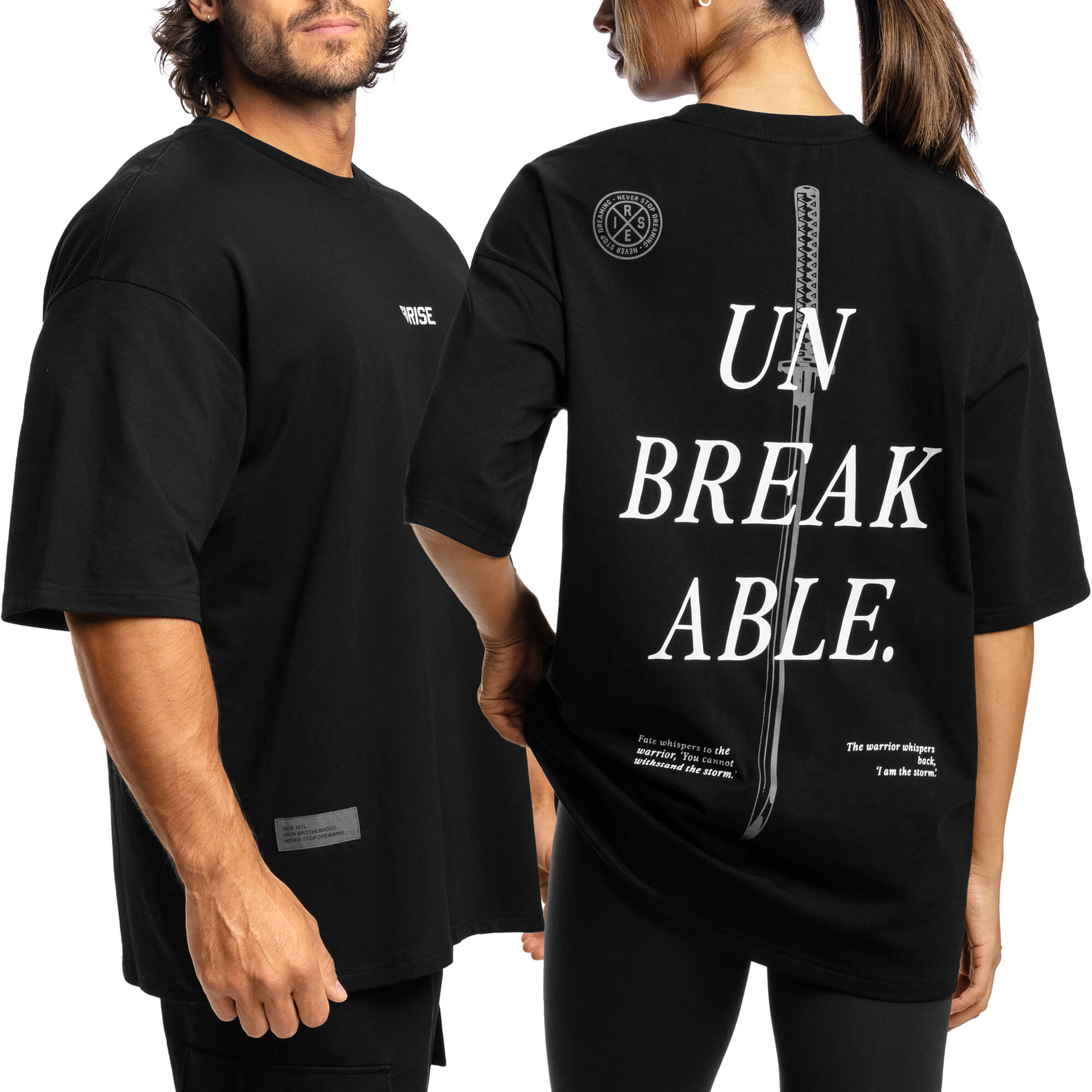 Unbreakable Oversized T-Shirt - Black