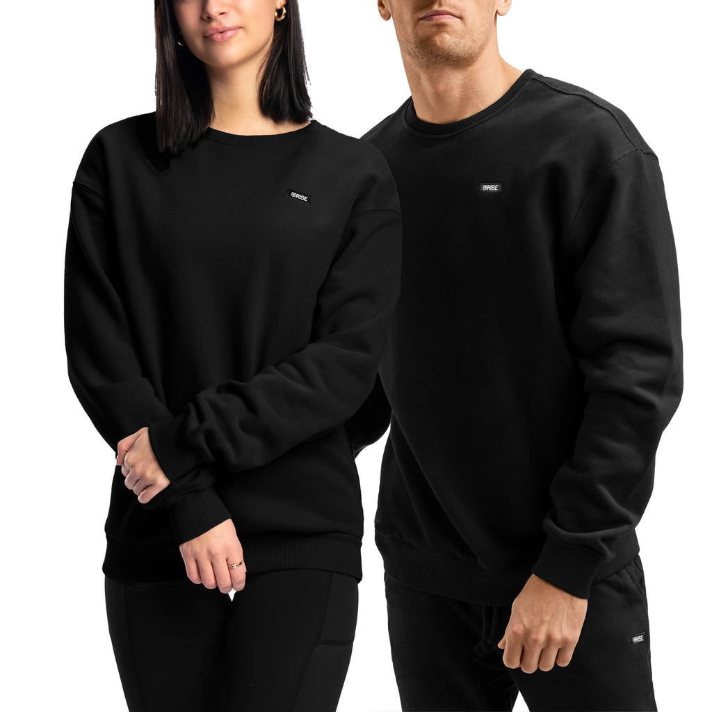 Comfy Crewneck Black Rise