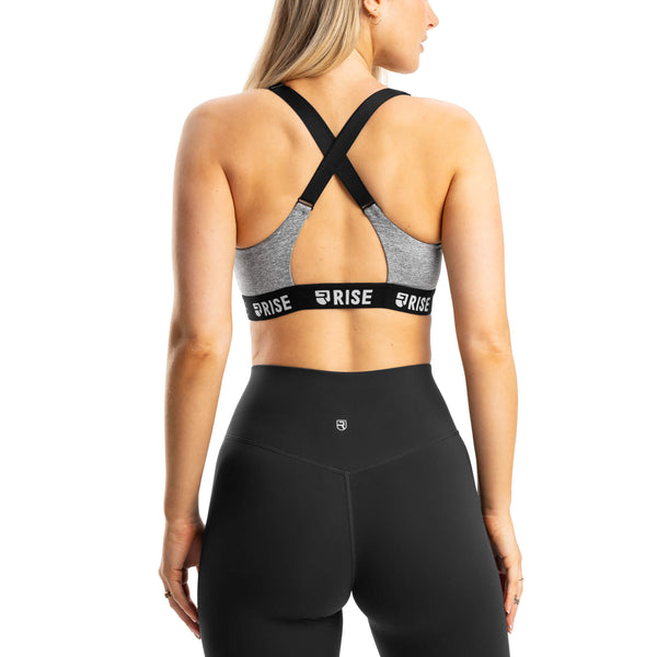 Motion Sports Bra – Grey/Black - Rise