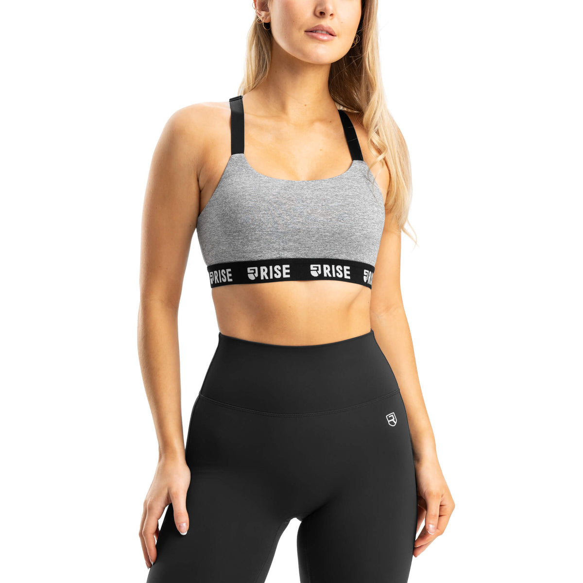 Buy Motion Wear Sports Padded Non-wired Racer Back High Intensity Full  coverage Sports Bra - Grey Online
