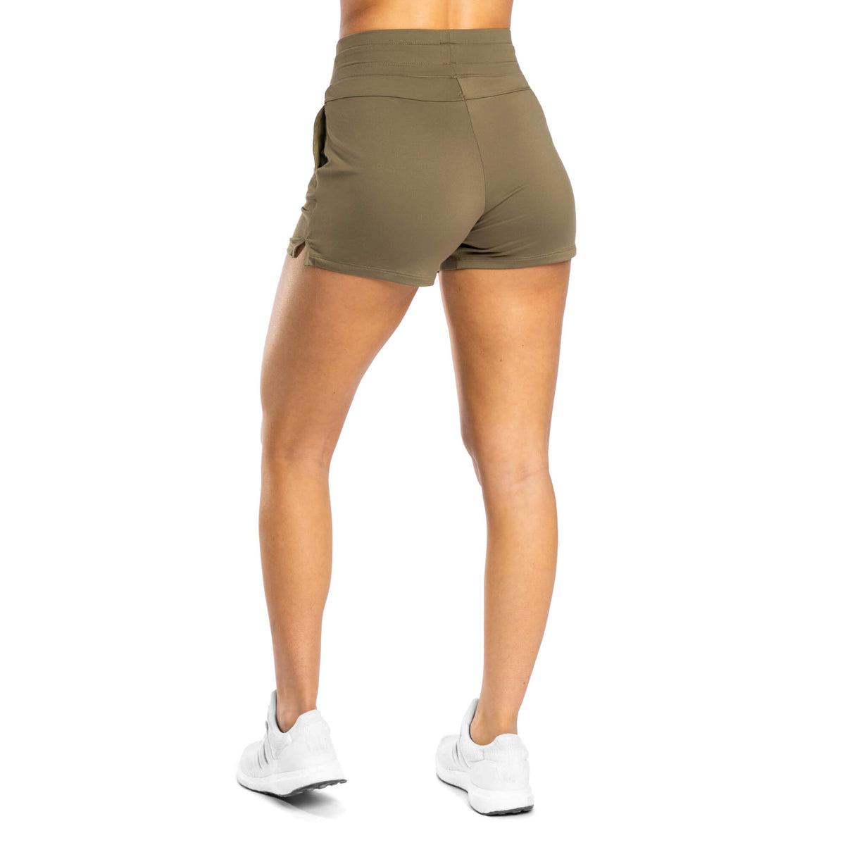 Women s Softest Shorts 3 Army Green Rise