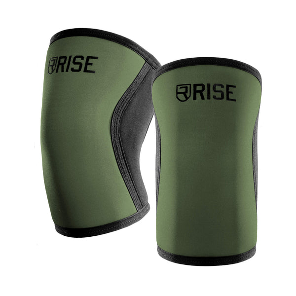 7mm Knee Sleeves (25cm) - Green