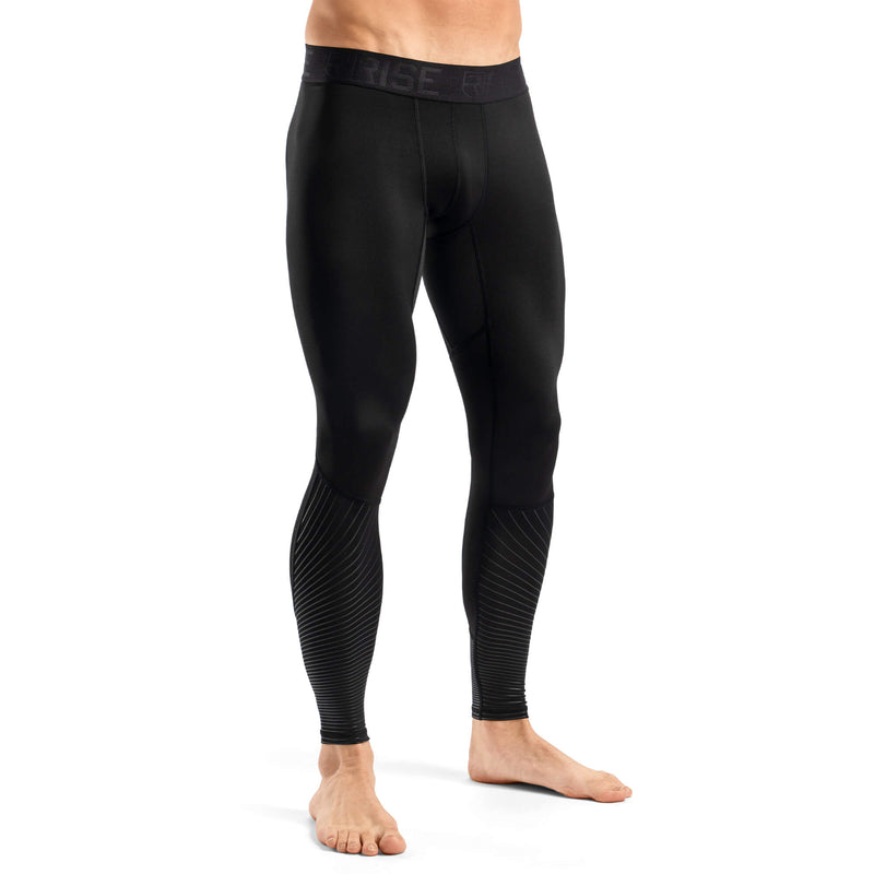 Active Dry Compression Pants - Black - Rise