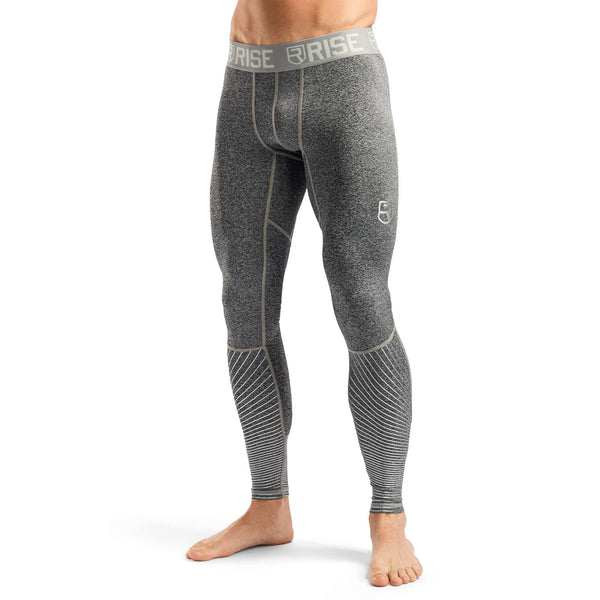 Active Dry Compression Pants - Grey - Rise