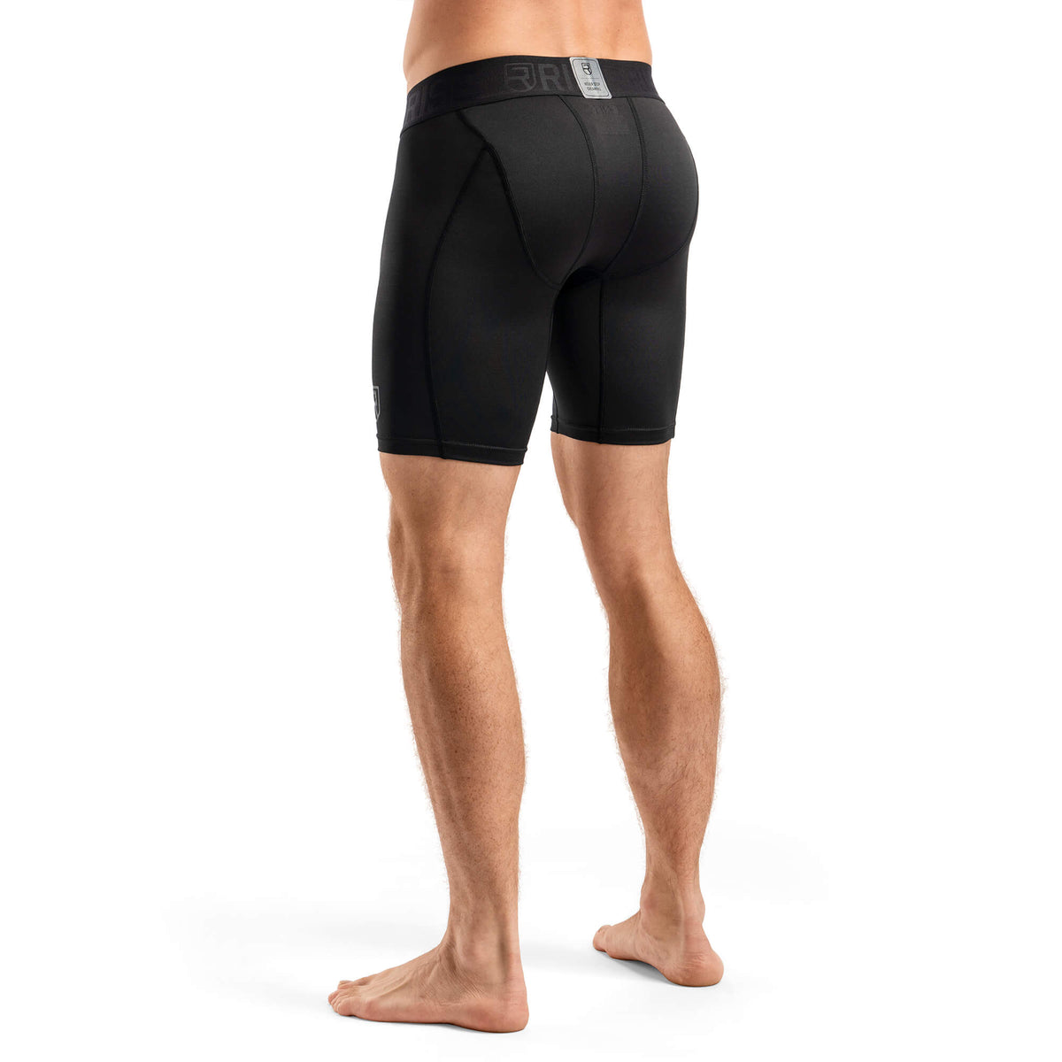 Active Dry Compression Shorts - Black - Rise
