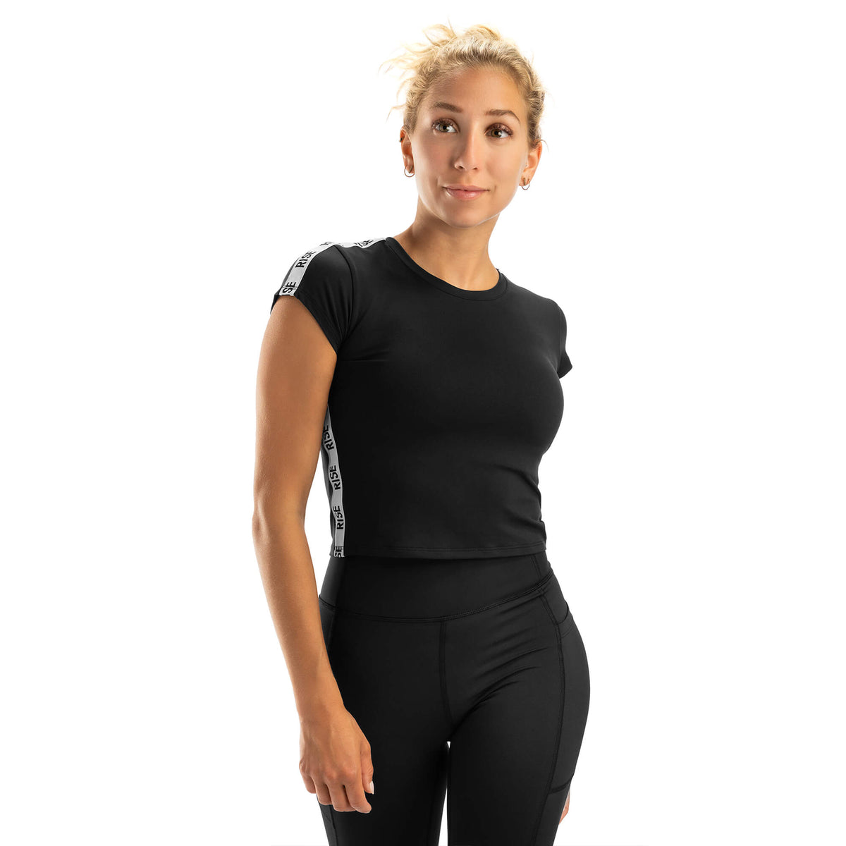 Women Get Moving T-Shirt – Black - Rise